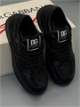 DOLCE&GABBANA кеды черные лого на язычке ОС-2258