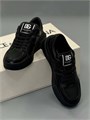 DOLCE&GABBANA кеды черные лого на язычке ОС-2258