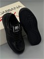 DOLCE&GABBANA кеды черные лого на язычке ОС-2258