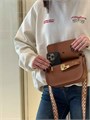 HERMES сумка Jypsiere mini кожа свифт кэмел золото СК-00617