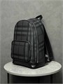 BURBERRY рюкзак на молнии карман спереди клетка серый РК-0468