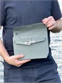 HERMES борсетка светло-серая эпсом БР-00160