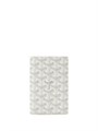 Goyard обложка на паспорт канва белая ОП-0899