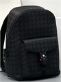 MONTBLANC рюкзак тисненая кожа черный с карманом на клапане РК-00152