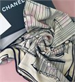 CHANEL платок кашемир и шелк белый ПЛ-00666