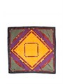 GUCCI платок 90х90 шелк оранжевый ПЛ-01407