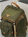 PRADA рюкзак нейлон с клапаном цвета хаки треугольный логотип РК-1951