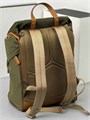 PRADA рюкзак нейлон с клапаном цвета хаки треугольный логотип РК-1951