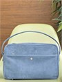 ACNE STUDIOS сумка Camero замша синяя серебро большая СК-01601