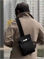 HERMES слинг Hac a Dos PM черный с 2 хлястиками и фирменным замком СЛ-2185