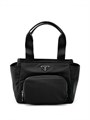 PRADA сумка нейлон карман на молнии спереди черная СК-01372