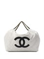 CHANEL сумка Shopping Small текстиль белая СК-01697