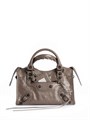 BALENCIAGA сумка Le City Mini мятая кожа серая СК-01512