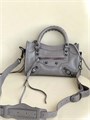 BALENCIAGA сумка Le City Mini мятая кожа серая СК-01512