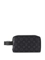 LV несессер Dopp Kit одна молния ручка сбоку канва серая монограмма НС-0848