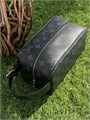 LV несессер Dopp Kit одна молния ручка сбоку канва серая монограмма НС-0848