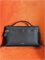CHANEL сумка Vanity с ручкой кожа Того черная золото большая СК-01727