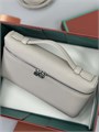 LORO PIANA сумка маленькая того серая серебро СК-00874