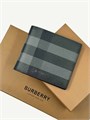 BURBERRY Портмоне серое фирменная канва нового формата ПМ-2344