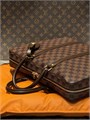 LV портфель Voyage без ремня коричневая шашка большой ПР-2332