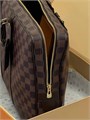 LV портфель Voyage без ремня коричневая шашка большой ПР-2332