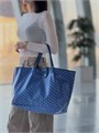 GOYARD сумка шоппер голубая 40см СК-01094