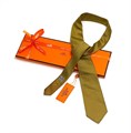 HERMES галстук золотой ГЛ-00096