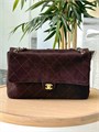 CHANEL сумка замша коричневая на золоте 38 см СК-01752