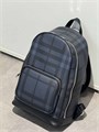 BURBERRY рюкзак на молнии карман спереди клетка синий РК-0891