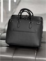 MONTBLANC портфель Sartorial кожа сафьяно черного цвета с одним отделением на молнии и карманом спереди ПР-1192