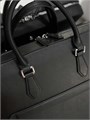 MONTBLANC портфель Sartorial кожа сафьяно черного цвета с одним отделением на молнии и карманом спереди ПР-1192