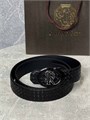 SR ремень кожа монограмма черный РМ-1184