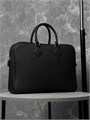 HERMES портфель кожа большой без плечевого ремня черный ПР-0501