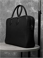 HERMES портфель кожа большой без плечевого ремня черный ПР-0501