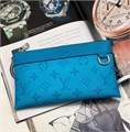 LV борсетка голубая монограмма БР-1027