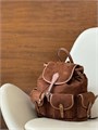 RALPH LAUREN рюкзак коричневая замша с кожаными лямками РК-00790