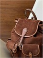 RALPH LAUREN рюкзак коричневая замша с кожаными лямками РК-00790