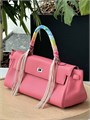 HERMES KELLY сумка 42 см Такса  кожа того розовая серебро СК-01277