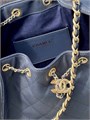 CHANEL сумка Hobo 26 см кожа икра синяя золото СК-00915