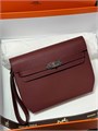 HERMES борсетка эпсом бордовая БР-00158