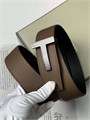 TOM FORD кожа того двусторонний темно-кремовый-черный съемная пряжка РМ-2318