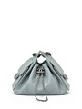 CHANEL сумка Hobo 22 см кожа икра голубая серебро СК-01647
