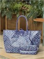 GOYARD сумка шоппер голубая 34 см СК-01382