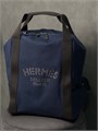 HERMES рюкзак текстиль синего цвета РК-00230