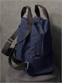 HERMES рюкзак текстиль синего цвета РК-00230