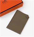 HERMES обложка на паспорт кожа шевре этуп на кнопке ОП-00953
