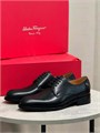Ferragamo туфли дерби с металлическим логотипом бренда на кожаной подошве ОК-2353