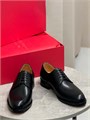 Ferragamo туфли дерби с металлическим логотипом бренда на кожаной подошве ОК-2353