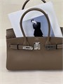 Hermes сумка Shoulder 29 см этуп серебро СК-01196