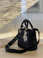 DIOR сумка Lady 20 см черная кожа золото СК-00485